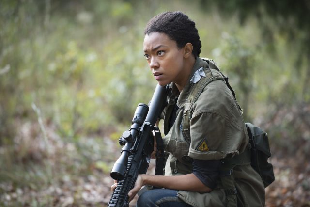 Sonequa Martin-Green als Sasha in The Walking Dead. (Quelle: © AMC)